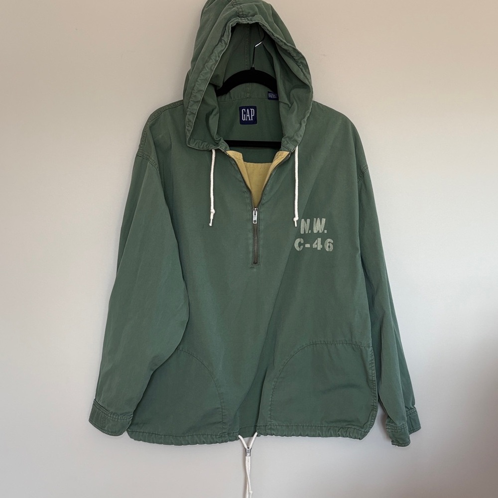 GAP Olive Hooded Jacket